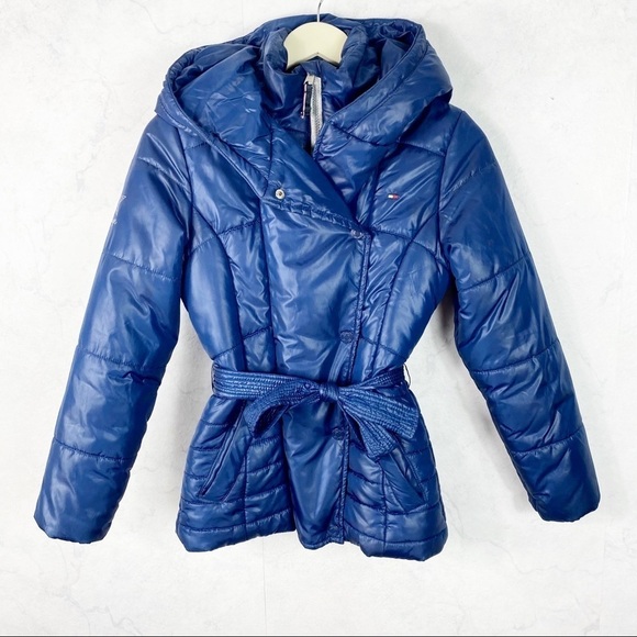 [Tommy Hilfiger] Girls Blue Puffer Jacket